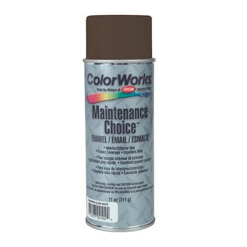 SPRAY PAINT WALNUT BROWN 6/CS