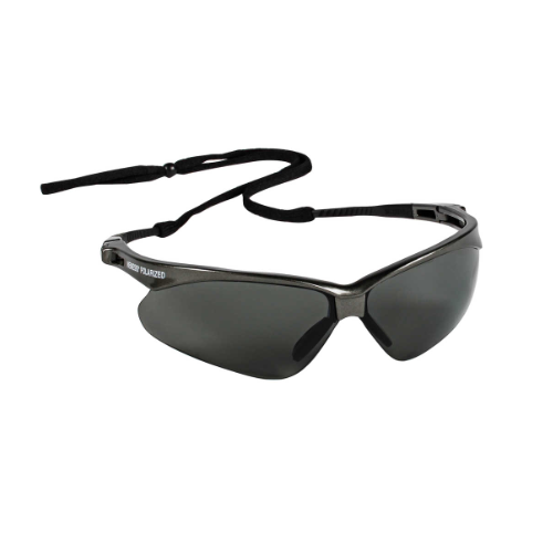 GLASSES SAFETYNEMESIS POLARIZED SMK LENS/GUN FRM