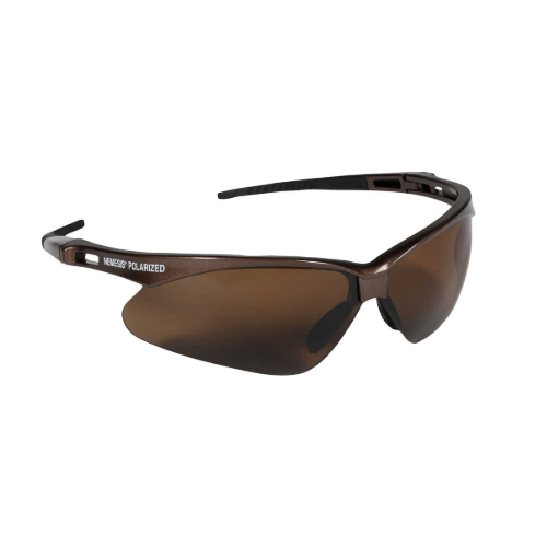 GLASSES SAFETY NEMESIS POLARIZED BROWN FRAME/LENS