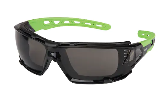 GLASSES SAFETY TINTED WITH FOAM