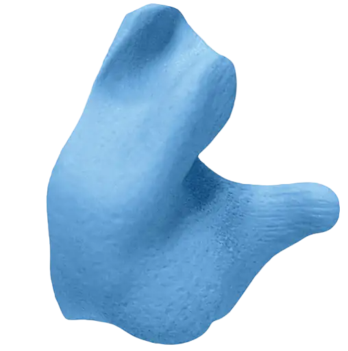 CUSTOM EARPLUG BLUE 26NRR