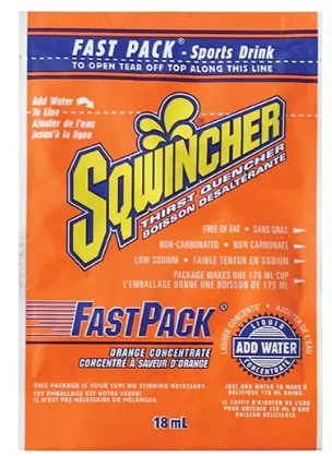 SQWINCHER FAST PAK ORANGE 50/BX