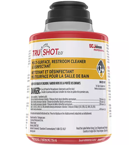 TRUSHOT 2.0 RSTRM CLNR & DSNFCTNT 4X296ML