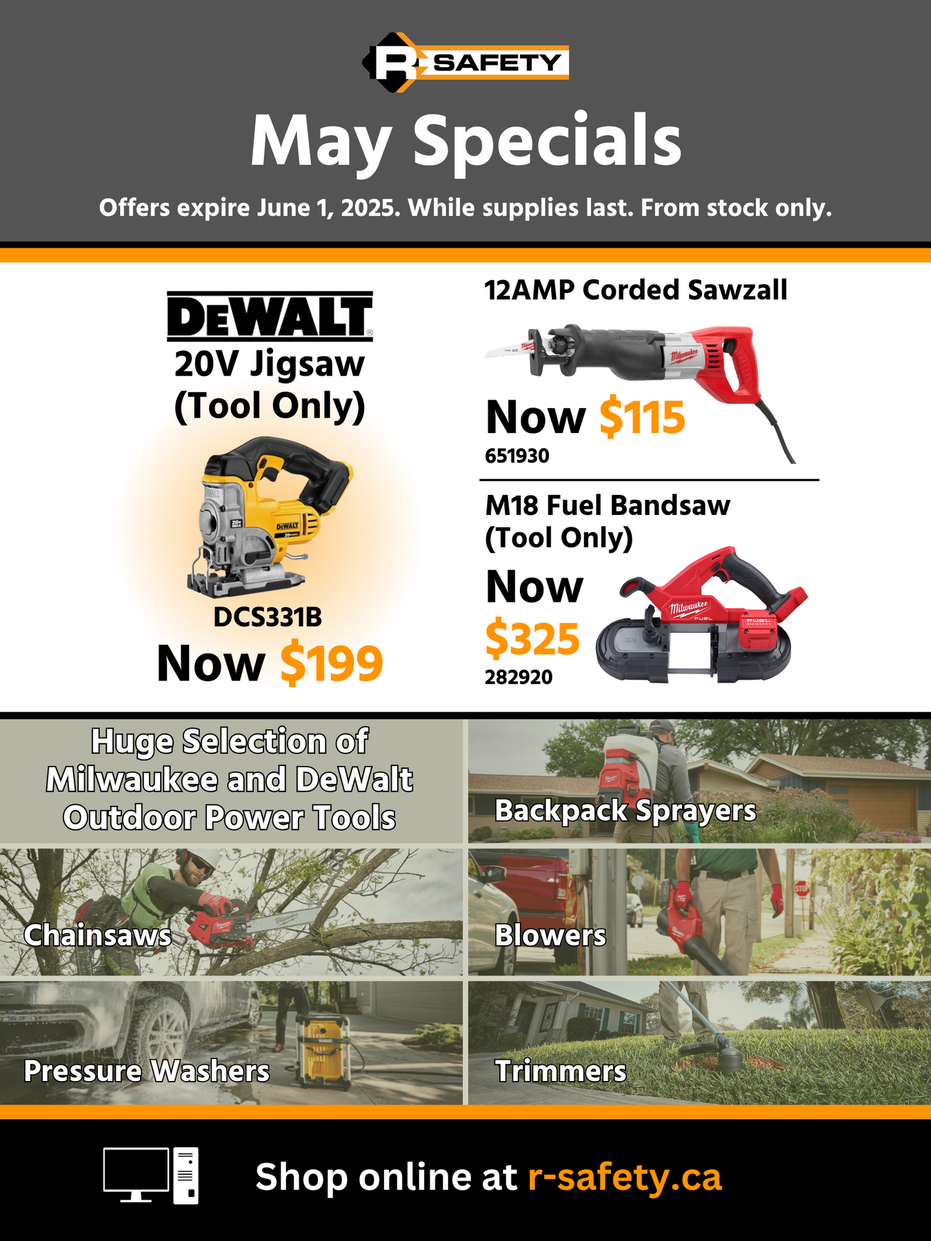 R Safety Sales - May 2025