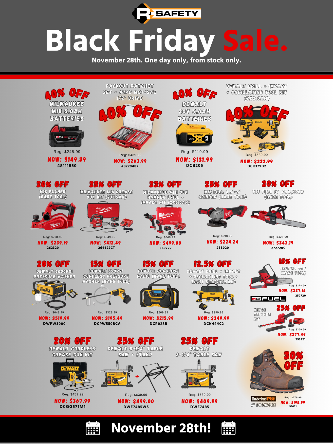 R Safety Sales - Black Friday 2025