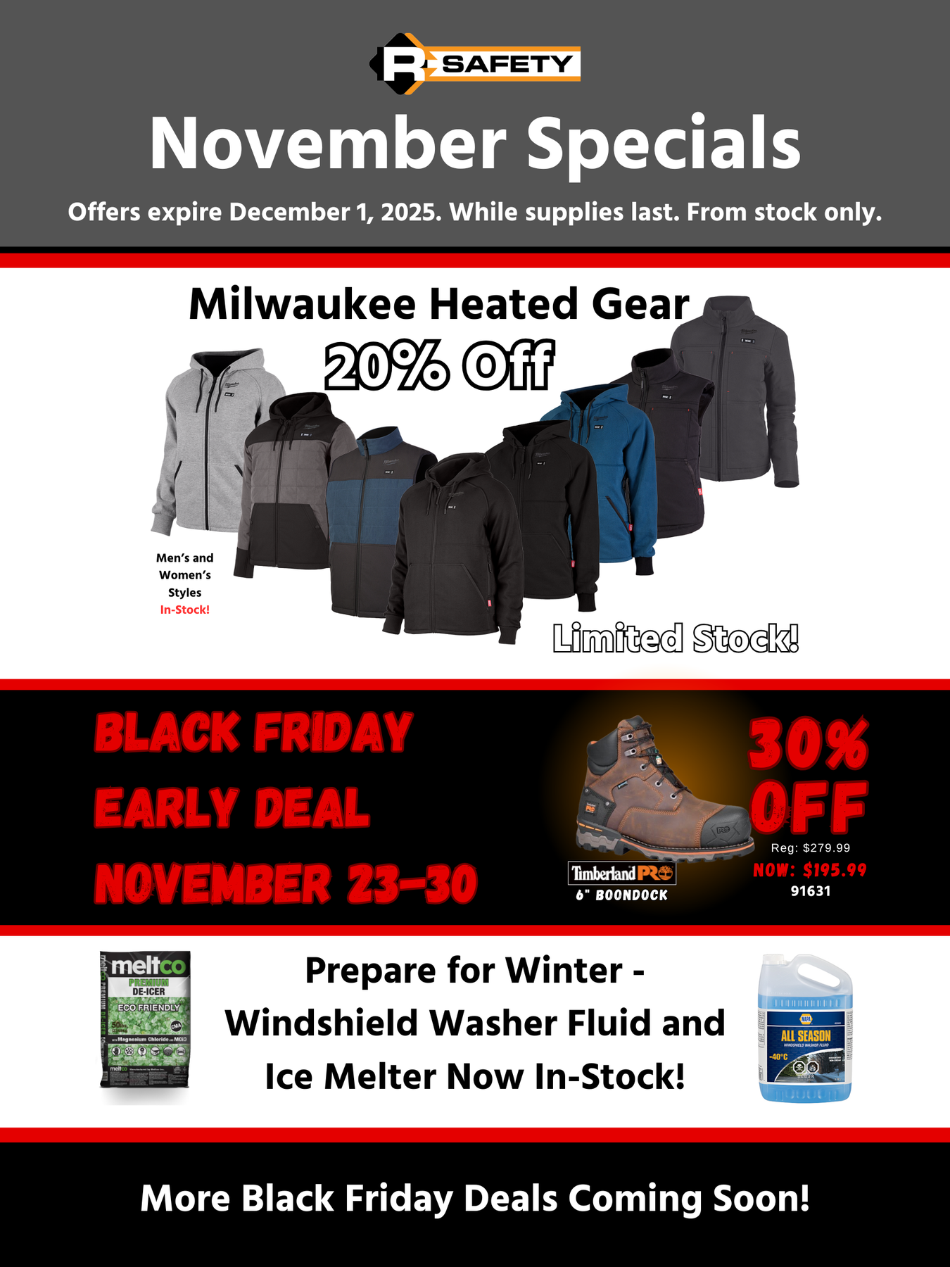 R Safety Sales - November 2025