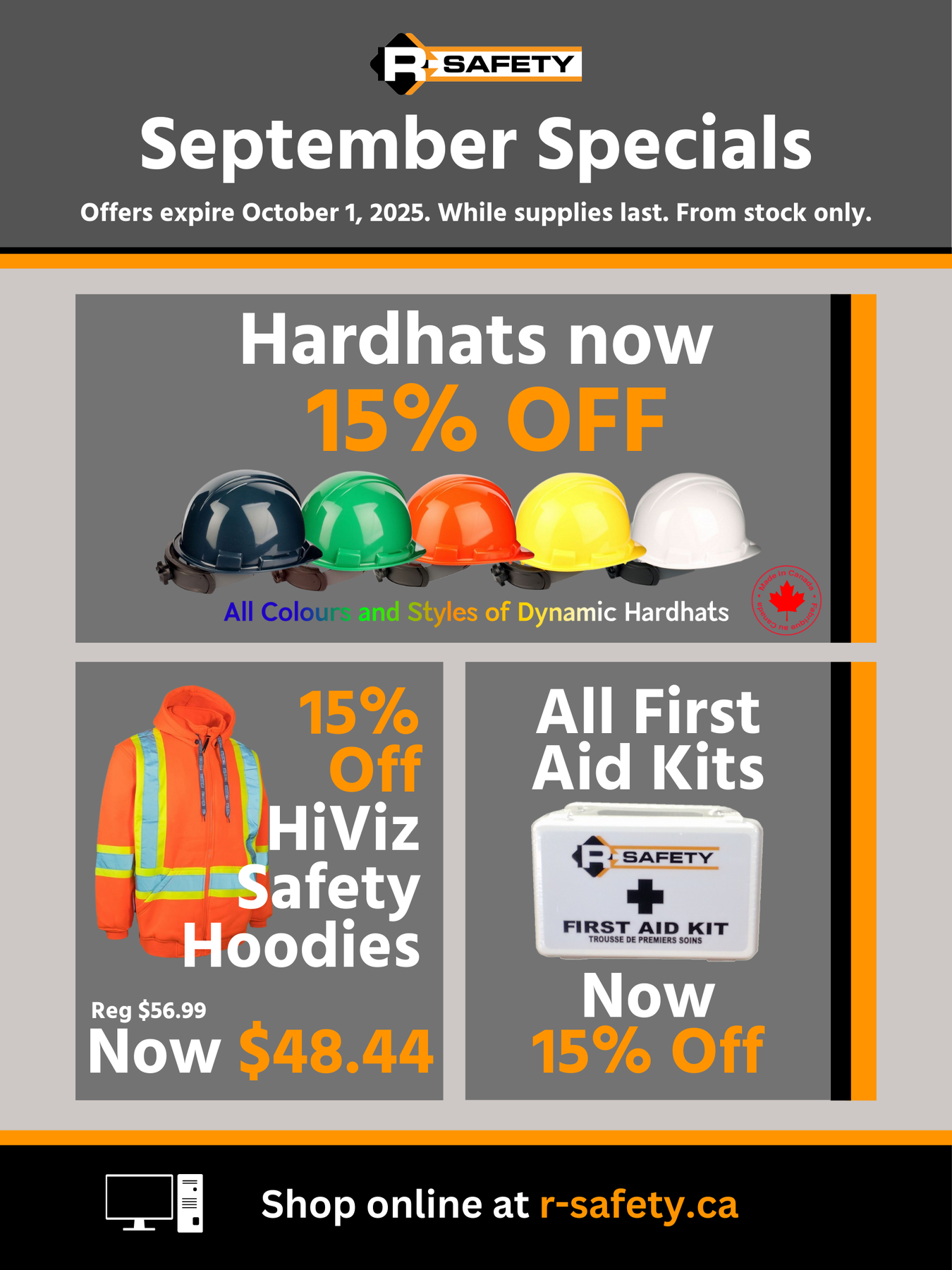 R Safety Sales - September 2025