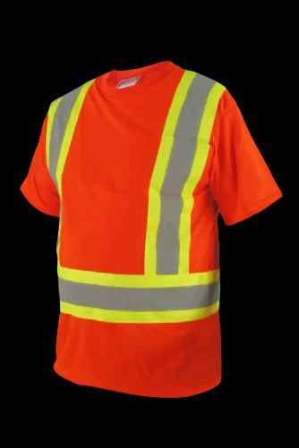 GROUND FORCE SAFETY T-SHIRT - ORANGE