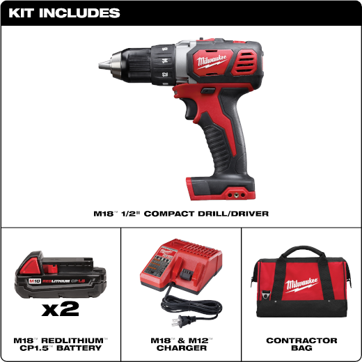 M18 1/2" DRILL DRIVER KIT