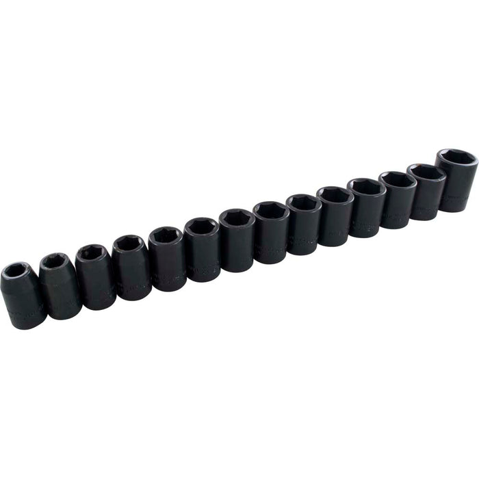 SOCKET SET MET 1/2" DR. 6 PT. IMP 1