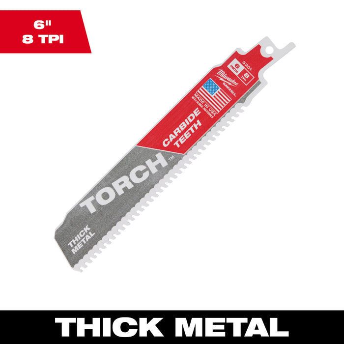 SAWZALL CT TORCH 6IN 7TPI 1/PK