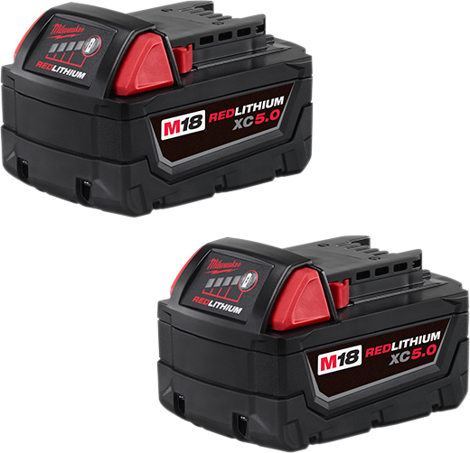 M18 BATTERIES 5.0AH 2 PACK