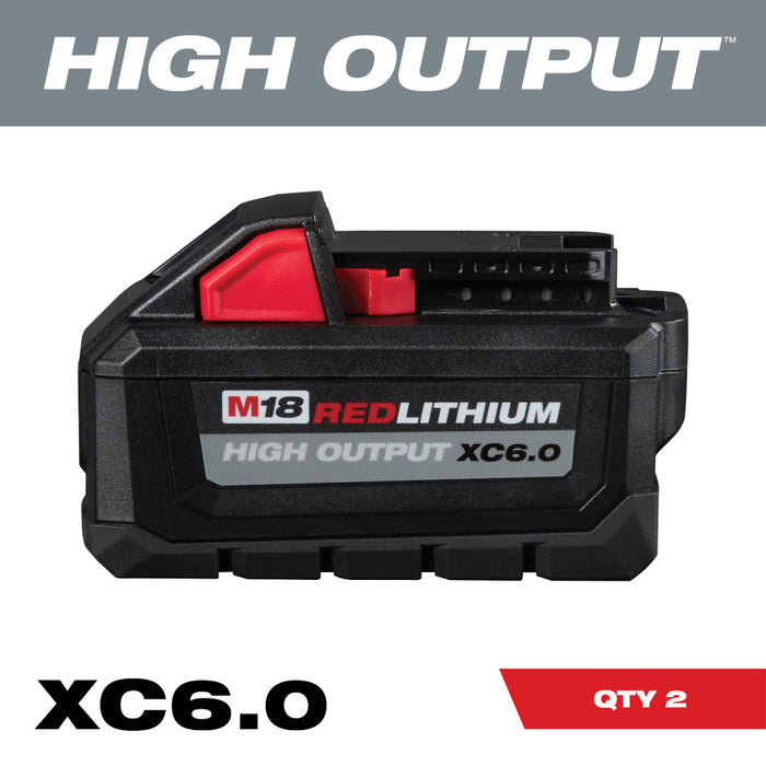 M18 XC 6.0 2/PACK BATTERY