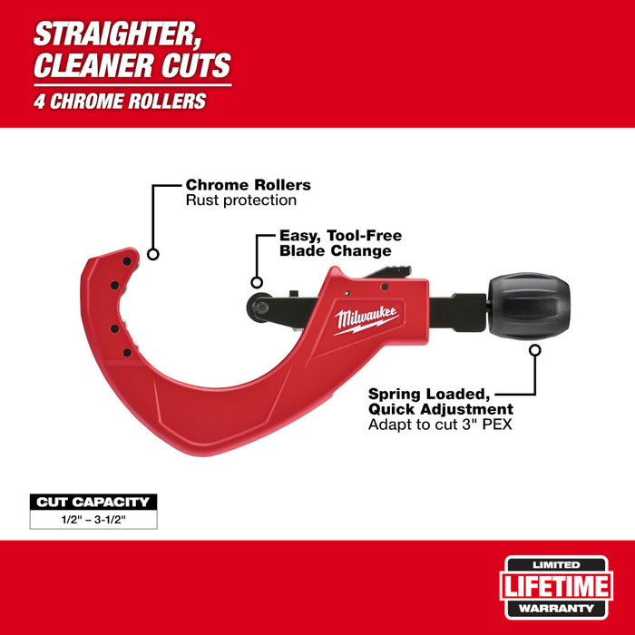 3-1/2" Quick Adjust Copper Tubing Cutter