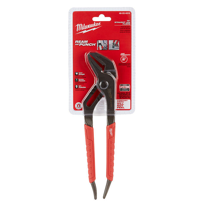 10" Comfort Grip Straight-Jaw Pliers