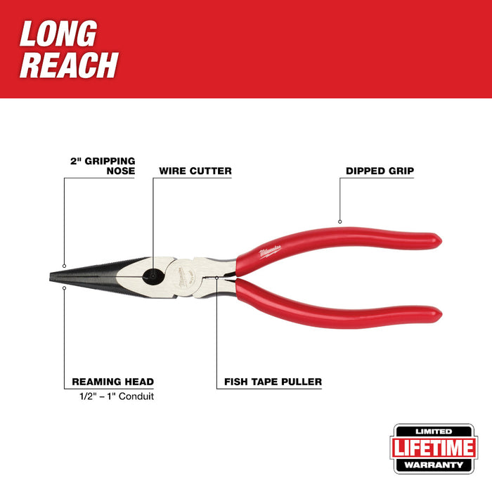 Long Reach Pliers 8"