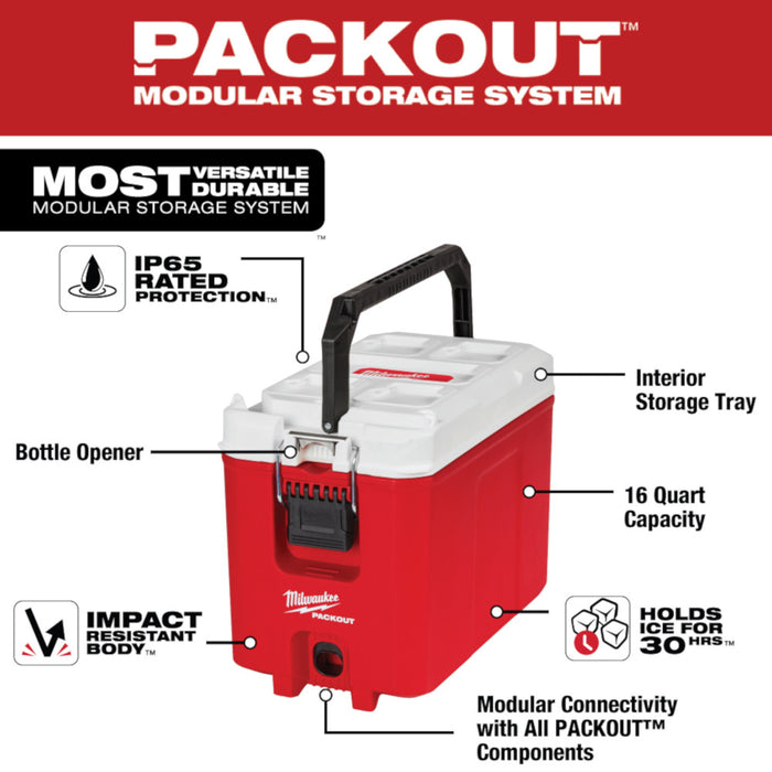 PACKOUT 16QT COMPACT COOLER