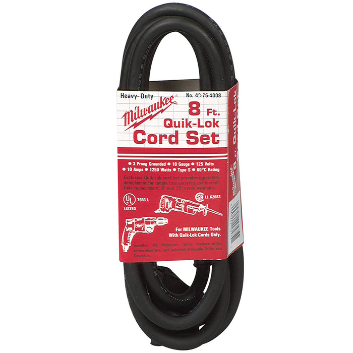 8' QUICK-LOCK CORD SET