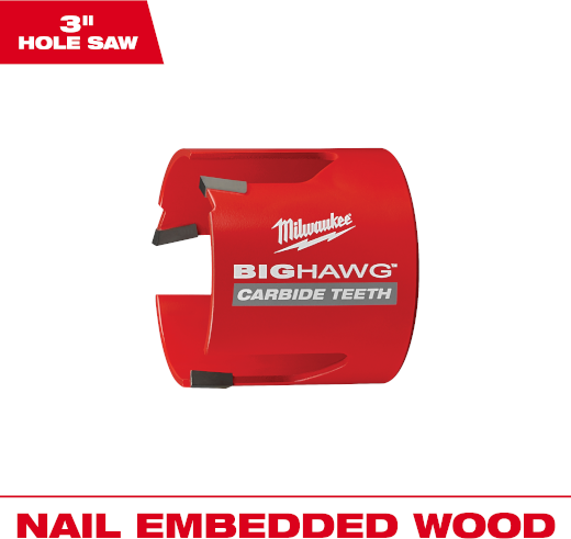 MILWAUKEE 3" CARBIDE BIG HAWG