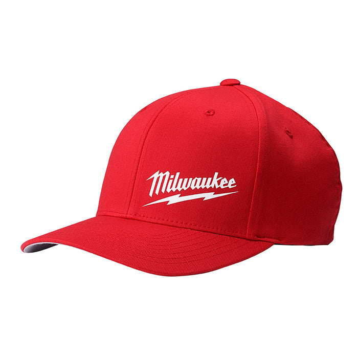 MILWAUKEE FLEX FIT HAT RED S/M