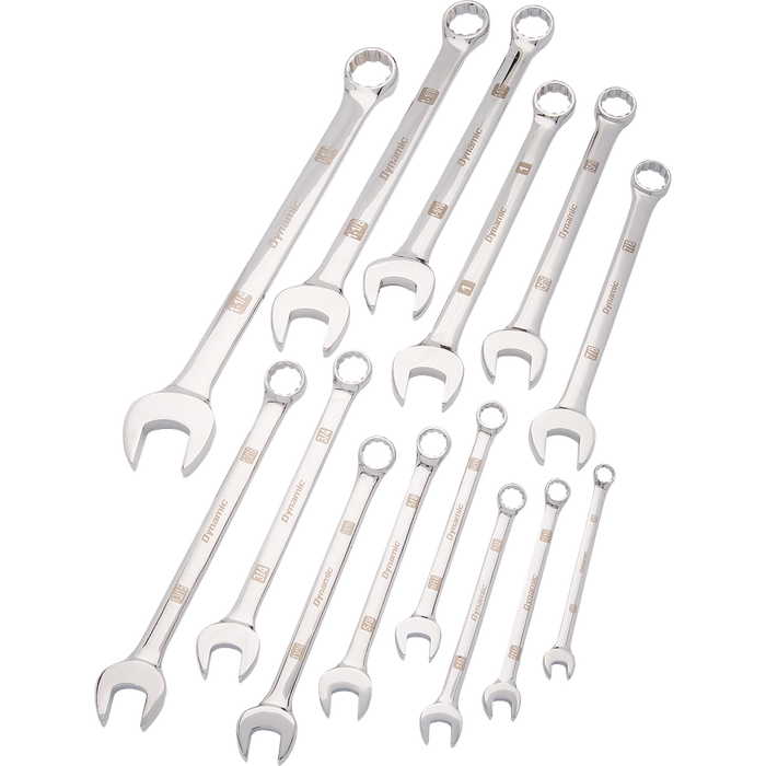 DYNAMIC 14 PIECE COMBINATION WRENCH SET - SAE