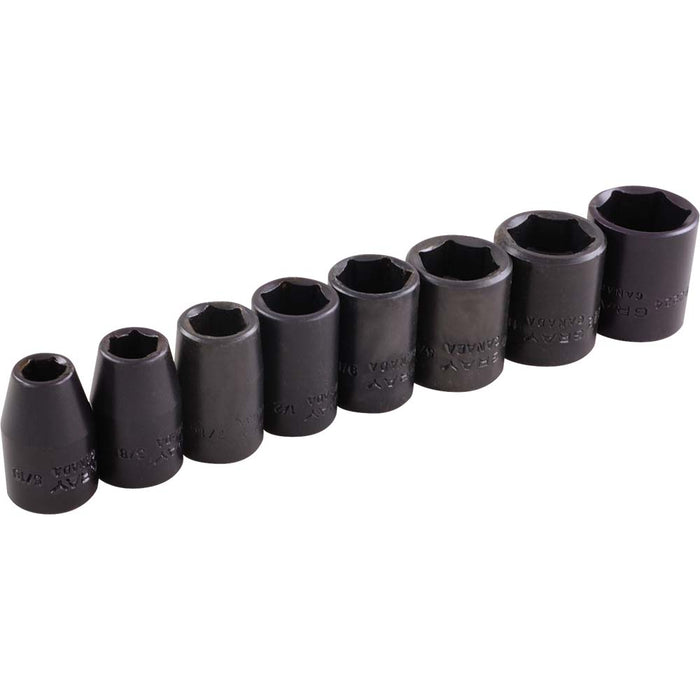 SOCKET SET IMP 3/8" DR 5/16 - 3/4