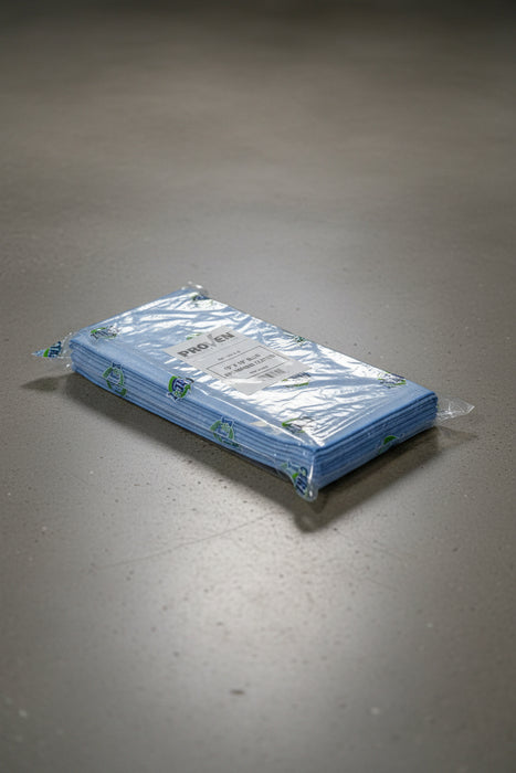 10 Pack of Microfiber Cloths 16" x 16" Blue