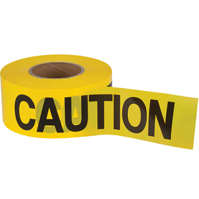 YELLOW CAUTION TAPE 1000'X3" 16/CS