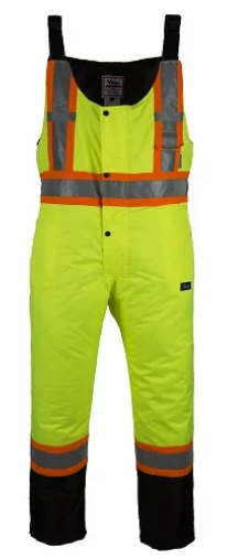 VIKING POLY INSULATED BIB OVERALL - LIME