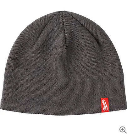 FLEECE LINED BEANIE GRAY