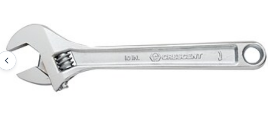 10" ADJUSTABLE CRESCENT WRENCH