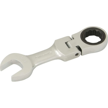 DYNAMIC RATCHETING FLEX HEAD STUBBY COMBO WRENCH - SAE