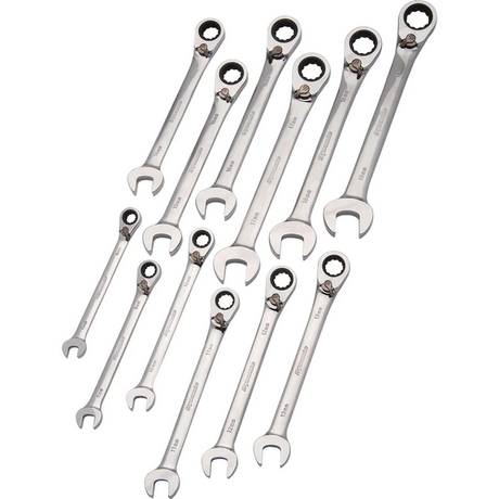 DYNAMIC 12 PIECE RATCHETING COMBINATION WRENCH SET - METRIC