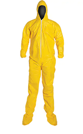 COVERALL TYCHEM 2000 W/HOOD,BOOTS XL