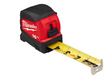16 FT COMPACT WIDE BLADE TAPE MEASURE