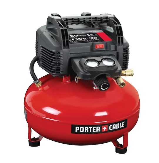 6 GALLON 0.8 HP 150 PSI PANCAKE COMPRESSOR