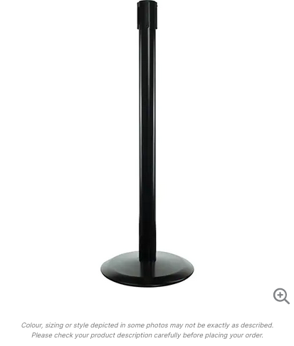 BARRIER RECEIVER POST 38" BLK