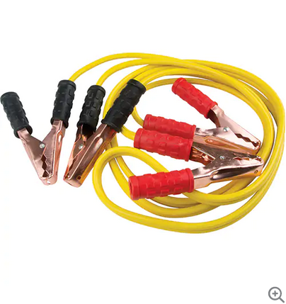BOOSTER CABLES , 8 AWG , 150AMP 10'