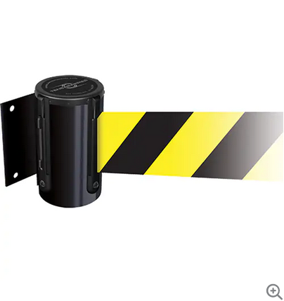 Retractable Closure RETRACTABLE CLOSER 7.5' BLACK/YEL — R-Safety