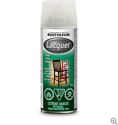 LACQUER CLEAR SPRAY 312G — R-Safety