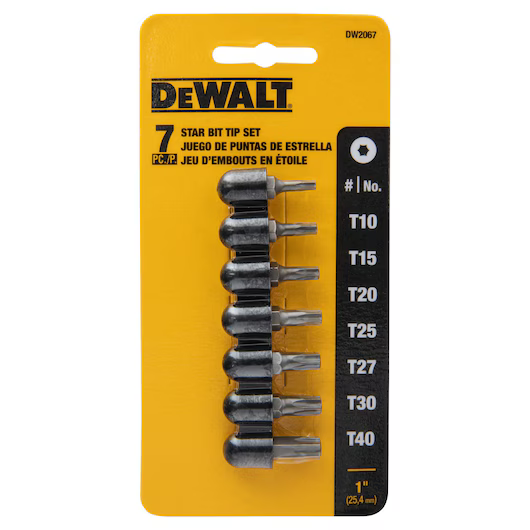 7 PC. TORX BIT TIP SET — R-Safety
