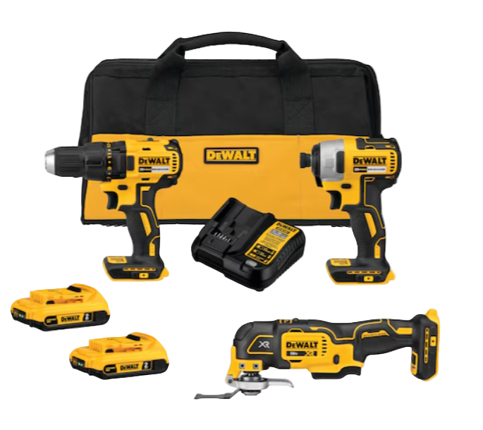 DeWalt 20V MAX* Brushless Cordless 3-Tool Combo Kit