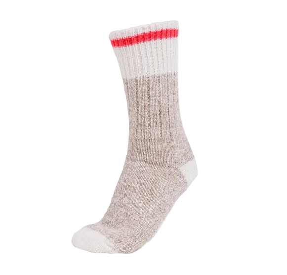 Duray Classic Work Sock Grey/Red (Pack of 3)