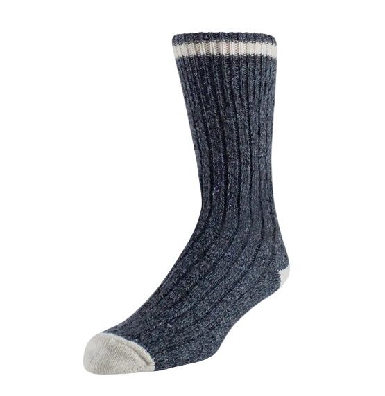 Duray Classic Work Sock Denim/White (Pack of 3)