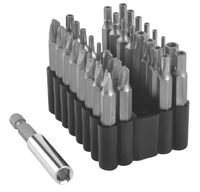 Security Screwdriver Bit Set 33pc 2"