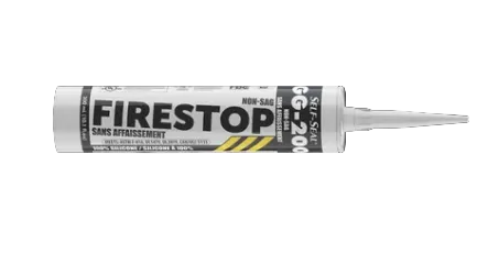 Red Firestop Silicone GG-200 Gun Grade 300ml Tube
