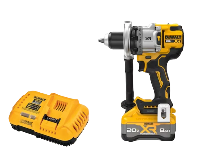 20V MAX XR 1/2" Hammer Drill Kit w/ 8.0AH POWERPACK & Fast Charger