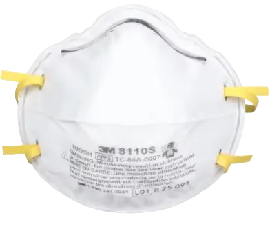 3M8110S N95 Dust Mask Small - Box of 20