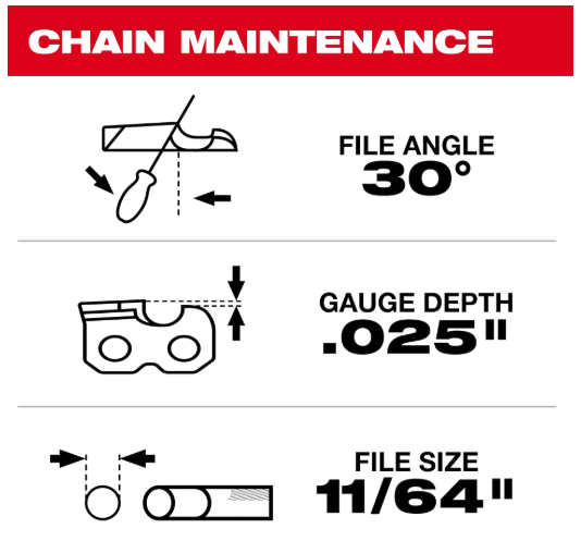 6" 3/8" Low Profile Chain Saw Blade