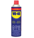 A can of WD-40 multi-purpose lubricant spray with a red cap, blue and yellow label, and silver top, shown on a plain white background.